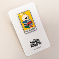 The Reader Enamel Pin