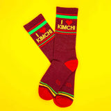 I ❤️ Kimchi Unisex Gym Crew Socks