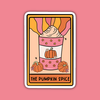 The Pumpkin Spice Alternative Tarot Card Sticker