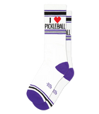 I ❤️ Pickleball Unisex Gym Crew Socks