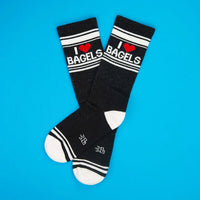 I ❤️ Bagels Unisex Gym Crew Socks