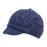 Jax Knit Brim Beanie: Natural