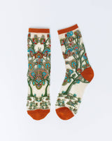 Tree of Life Sheer Crew Sock