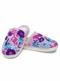 Blooming Flowers Slipper - Purple