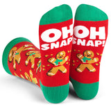 Oh Snap (Gingerbread Men) Christmas Socks