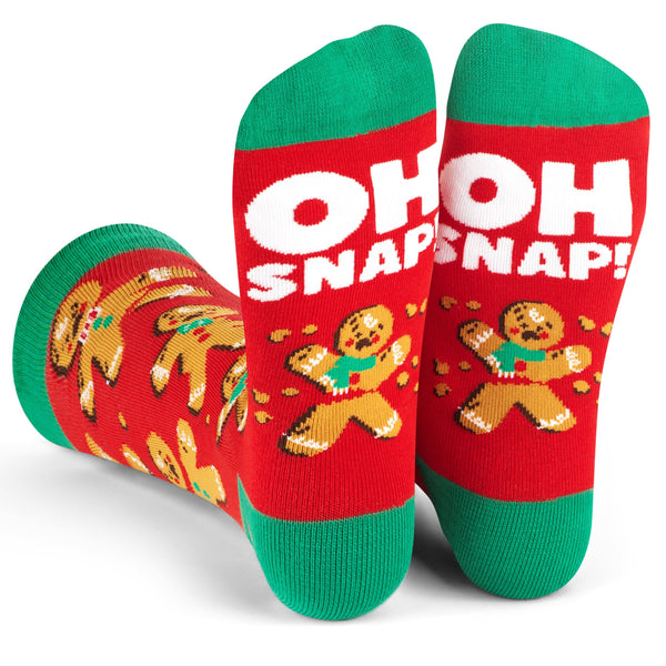 Oh Snap (Gingerbread Men) Christmas Socks