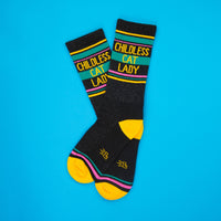 Childless Cat Lady Gym Crew Socks