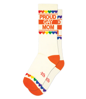 Proud Gay Mom Unisex Gym Crew Socks