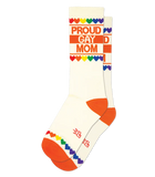 Proud Gay Mom Unisex Gym Crew Socks