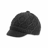 Jax Knit Brim Beanie: Natural