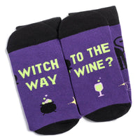 Witch Way To The Wine Socks