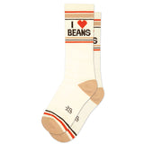 I ❤️ Beans Unisex Gym Crew Socks