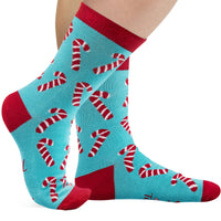 Sweet But Twisted (Candy Cane) Christmas Socks