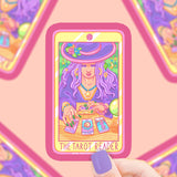 The Tarot Reader Tarot Card Vinyl Sticker