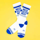 Nice Jewish Boy Unisex Gym Crew Socks