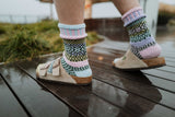 Lilac Crew Socks