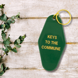 Keys to the Commune Motel Style Keychain