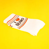 I ❤️ Beans Unisex Gym Crew Socks