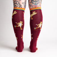 Roller Cats Knee High Sock