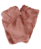 Reversible Short Cuddly Faux Fur Fingerless Gloves