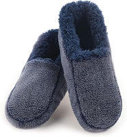 Two Tone Fleece Lined Men’s Slippers