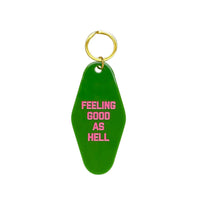 Feeling Good As Hell Motel Keytag