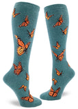 Monarch Butterfly Knee High Sock
