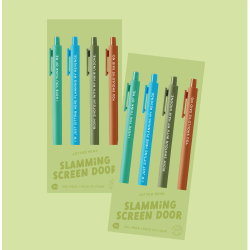 Slamming the Screen Door Swiftie Jotters Pen Set 4-Pack