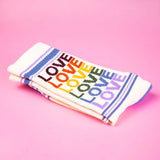 Love Vintage Rainbow Unisex Gym Crew Sock