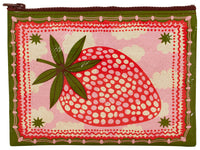 Strawberry Clouds Zipper Pouch