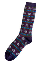 Fair Isle Starry Stripe Alpaca Crew