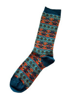 Aztec Geometric Southwest Alpaca Crew