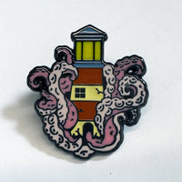 Lighthouse Kraken Pin