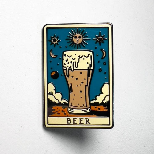 Beer Tarot Pin