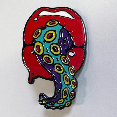 Tentacle Lips Pin