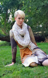 Faux Fox Fur Infinity Scarf