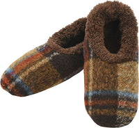 Plaids of Bold Cozy Sherpa Fleece Non Skid Men’s Slipper