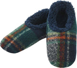 Plaids of Bold Cozy Sherpa Fleece Non Skid Men’s Slipper