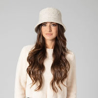 Sweater Weather Wool Blend Knit Bucket Hat