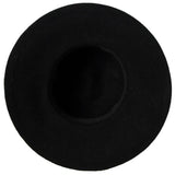 Park Lane Wool Blend Floppy Hat With Leather Cording Trim