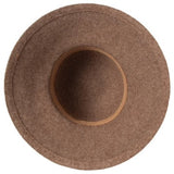 Park Lane Wool Blend Floppy Hat With Leather Cording Trim