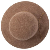 Park Lane Wool Blend Floppy Hat With Leather Cording Trim