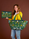 Wild Bloom Jumbo Pouch