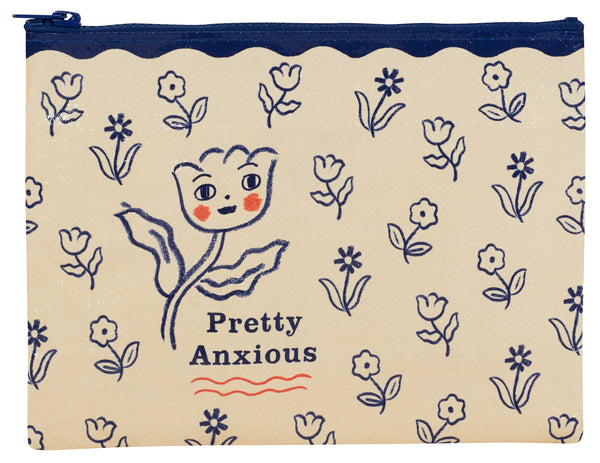 Pretty Anxious Zipper Pouch