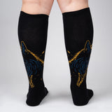 Night Cat "Stretch-It" Knee High Sock