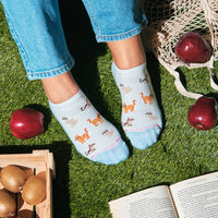 Relaxed Cats Ankle Compression Socks 2-Pack