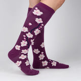 Cherry Blossoms "Stretch-It" Knee High Sock