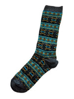 Aztec Geometric Southwest Alpaca Crew