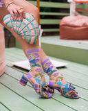 Whimsical Mermaid Ruffle Sheer Crew Sock