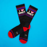 I ❤️ Smut Unisex Gym Crew Socks